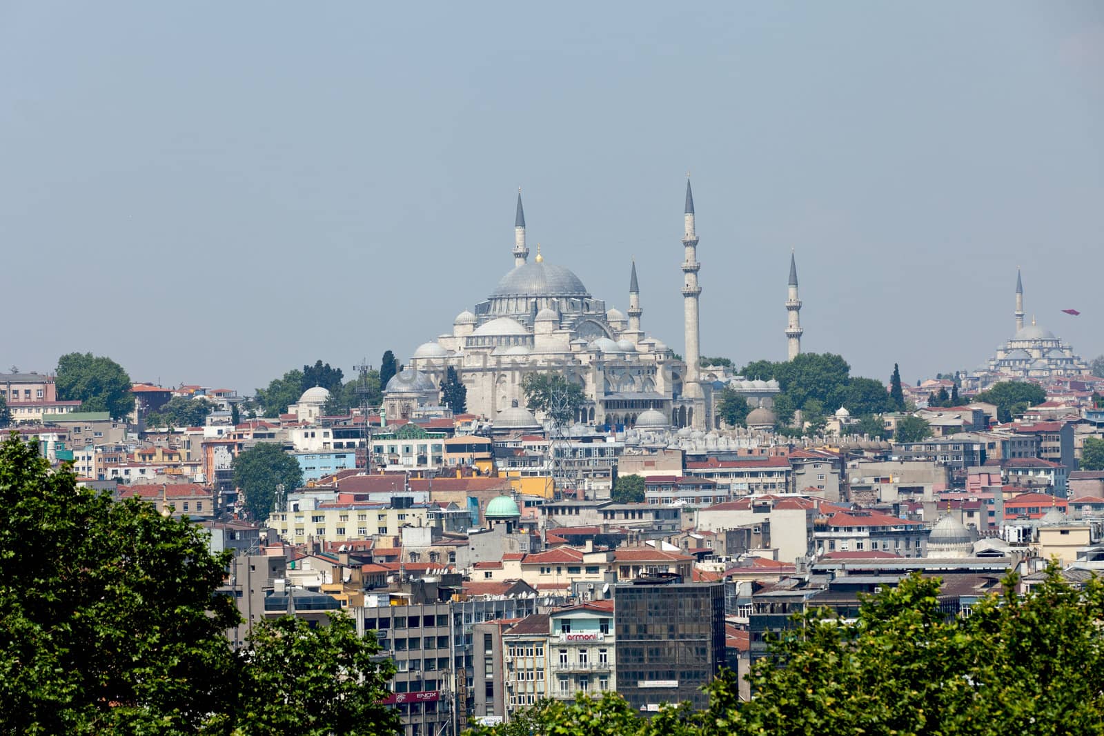 Istanbul - the panoramic view from the palace Topkapi