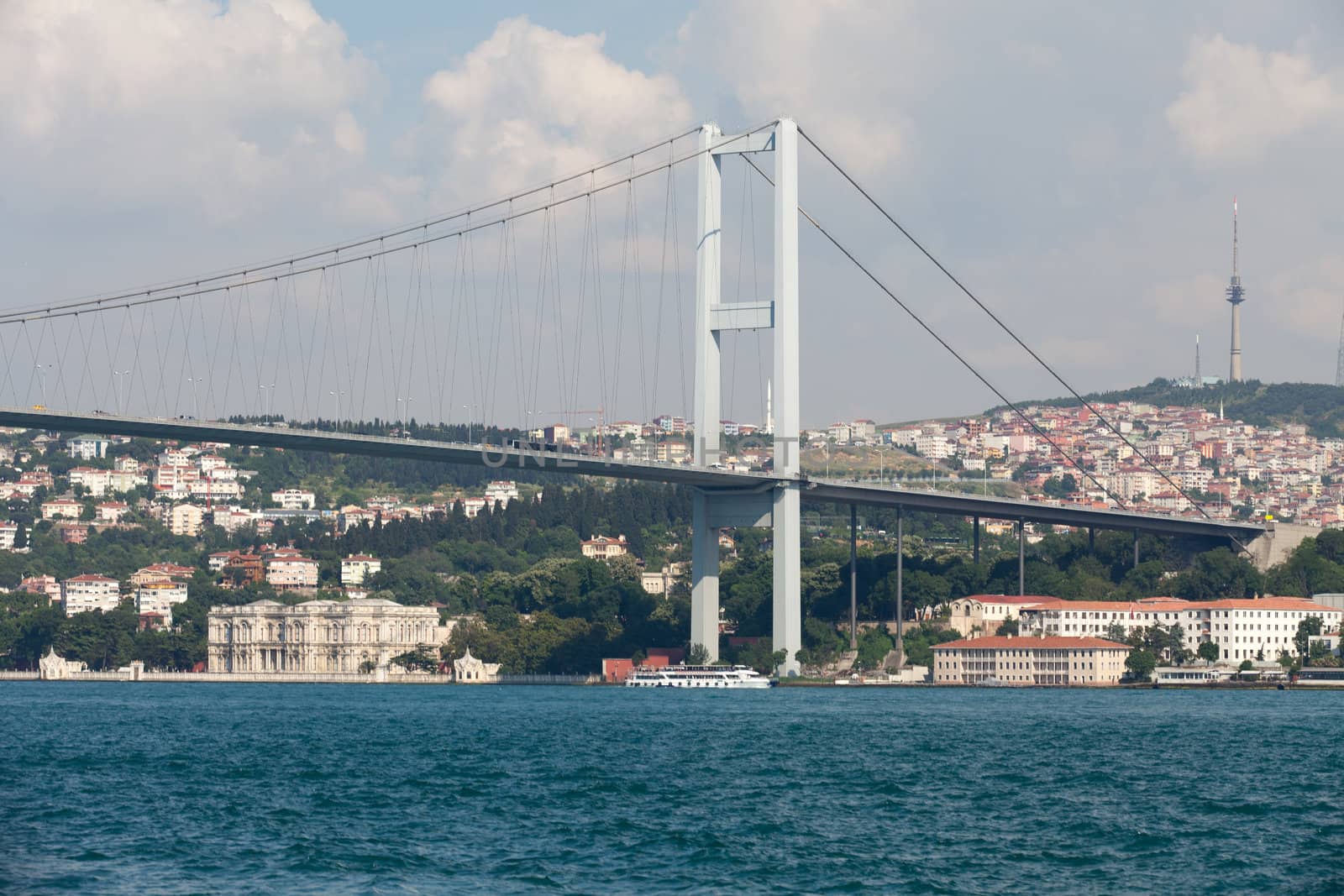 Istambul - Bosporus Bridge connecting Europe and Asia 