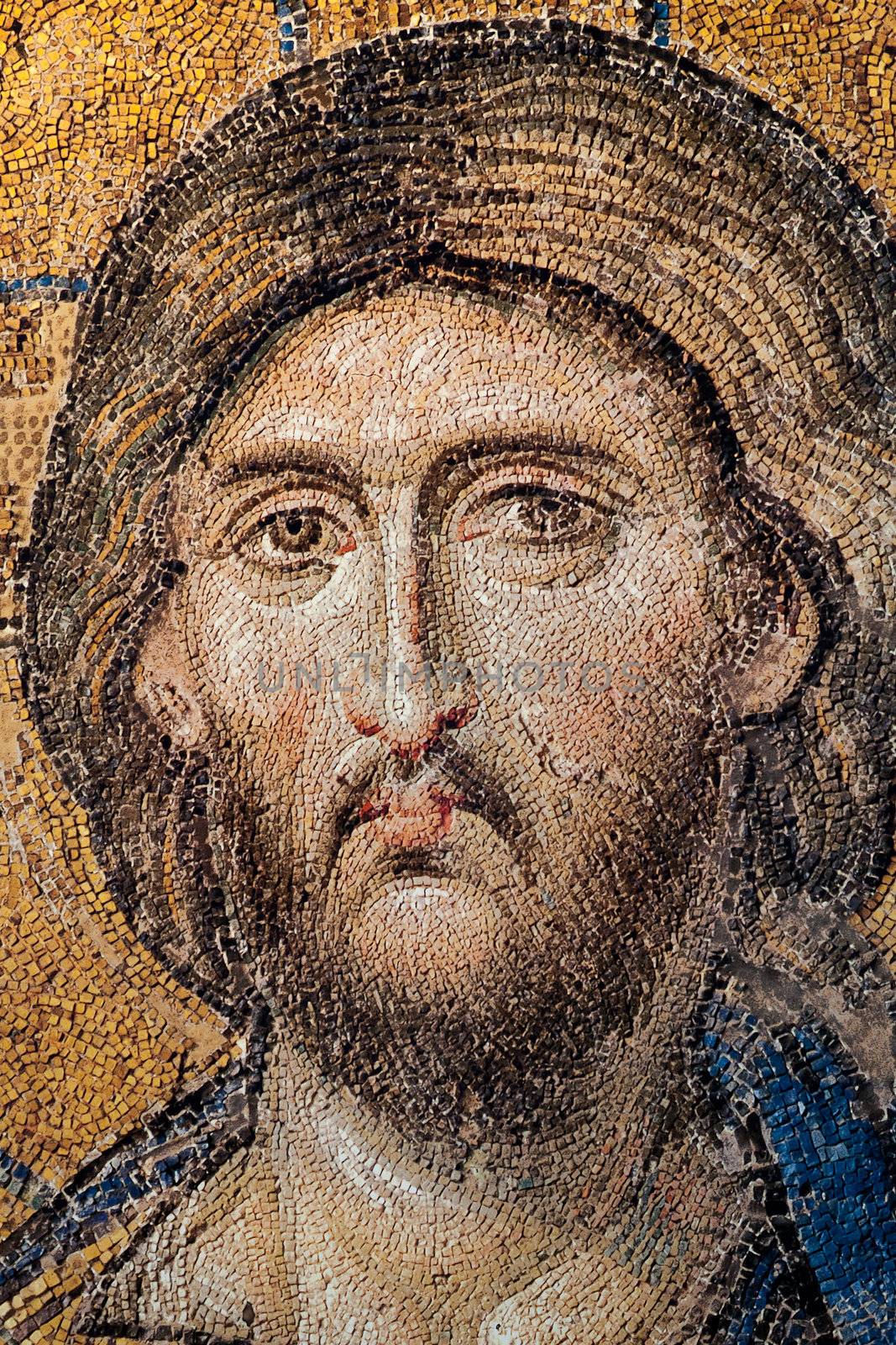 Interior of the Hagia Sophia in Istanbul. Turkey 