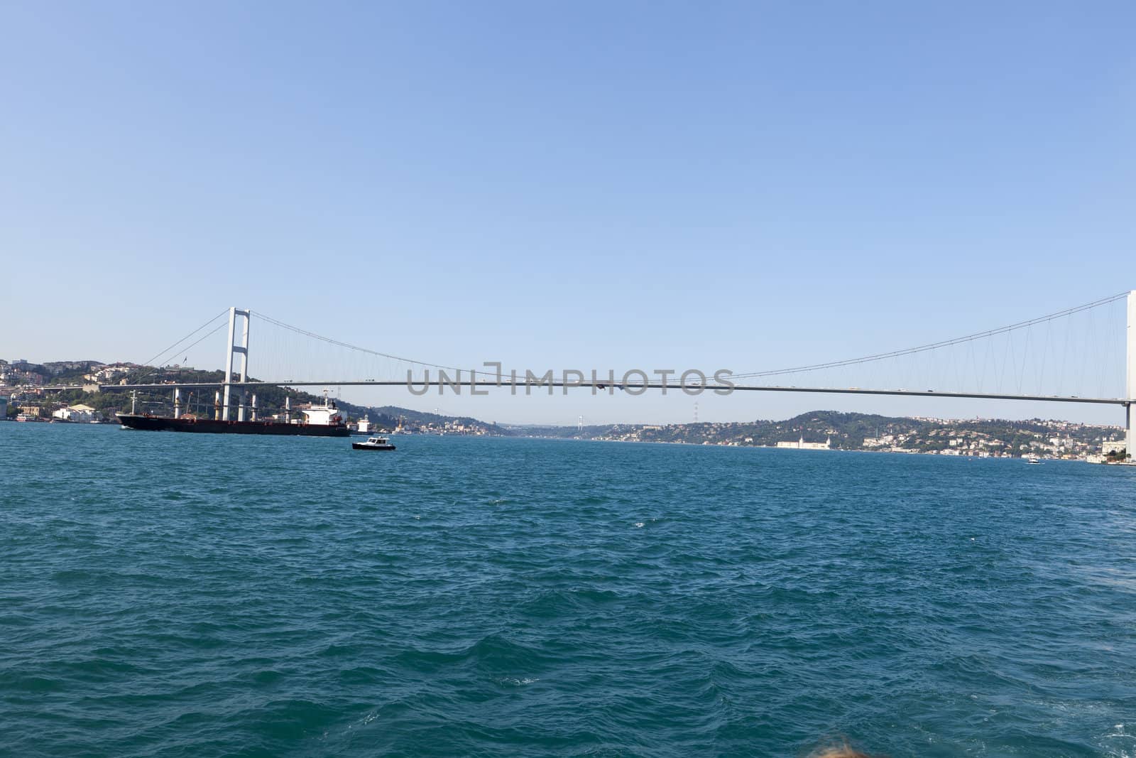 Istambul - Bosporus Bridge connecting Europe and Asia 