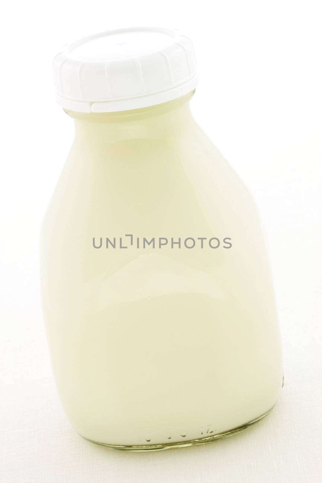 Delicious, nutritious and fresh Pint Glass Milk Bottle.