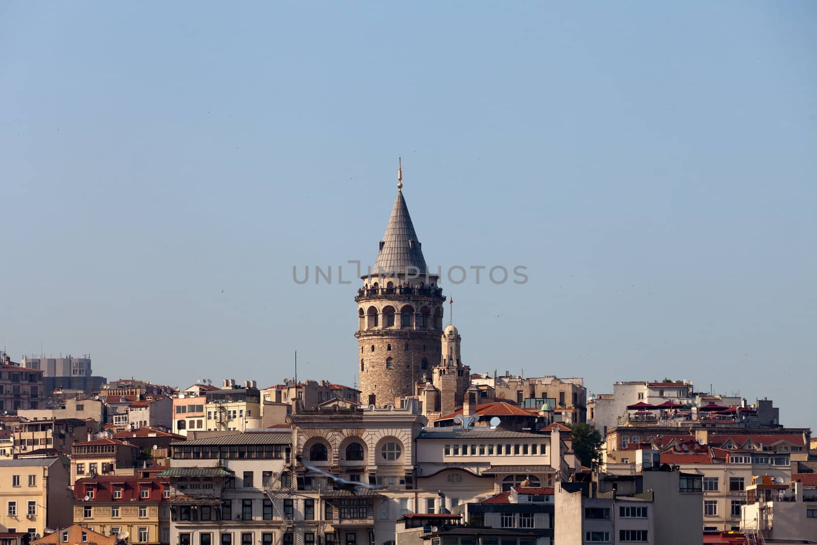 Galata tower in Beyoglu district of Istanbul, Turkey