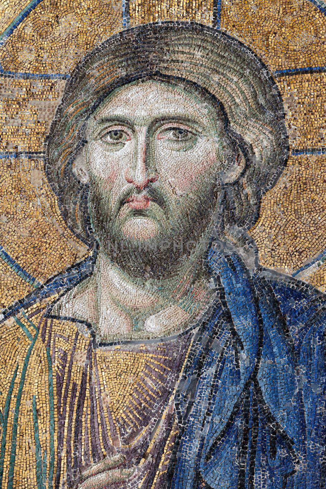 Interior of the Hagia Sophia in Istanbul. Turkey 
