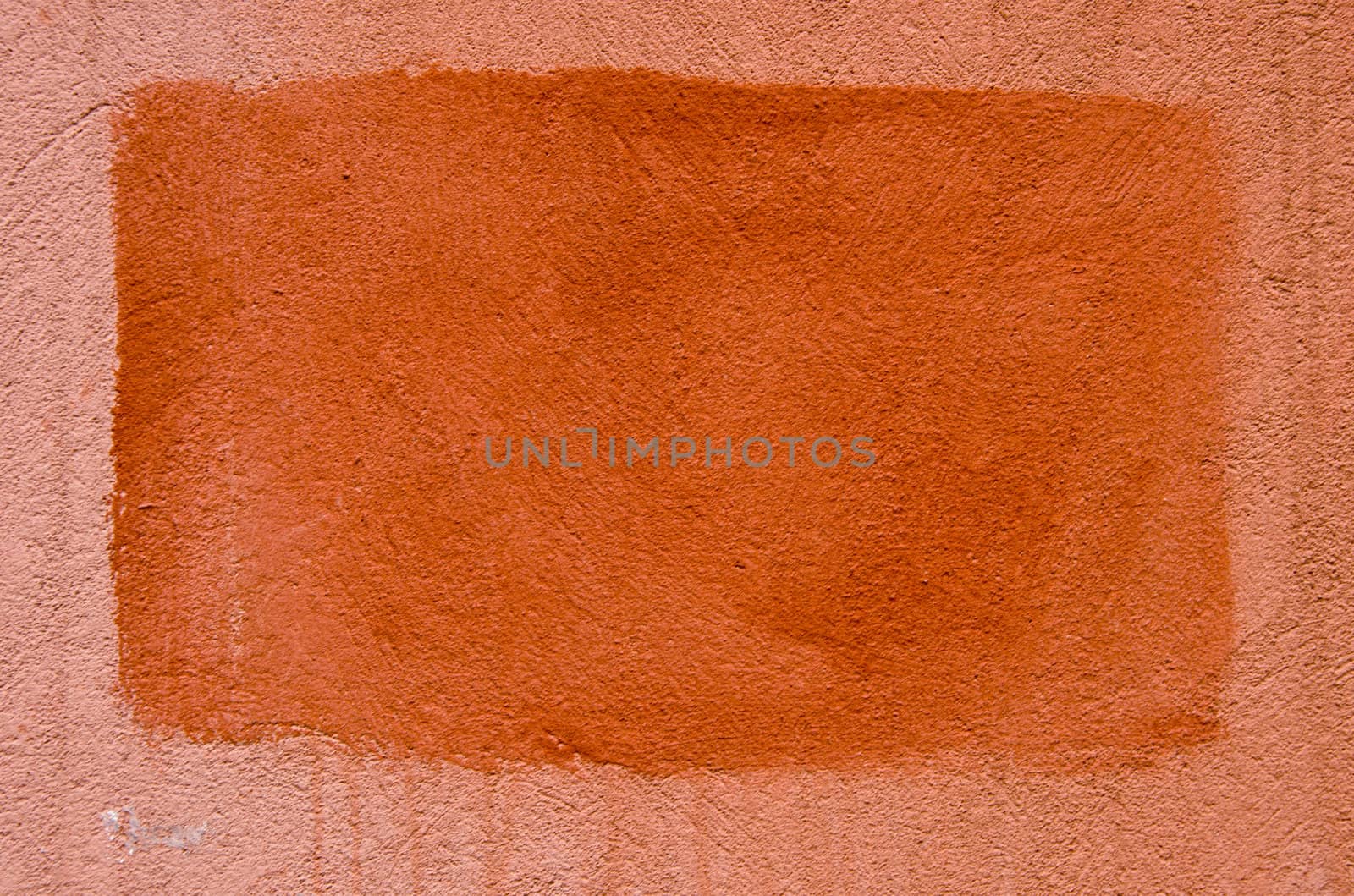 Architectural brick wall background. Rectangular form in the center. Place for text.