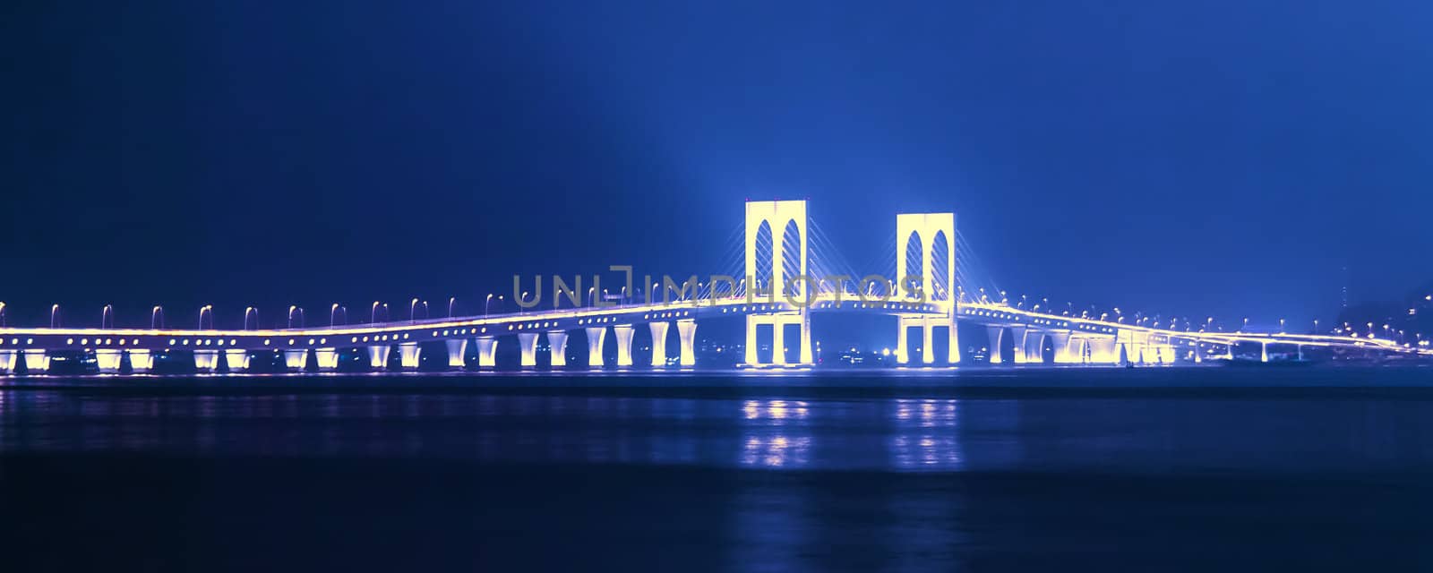 Sai Van Bridge. Macau. View from the Taipa.