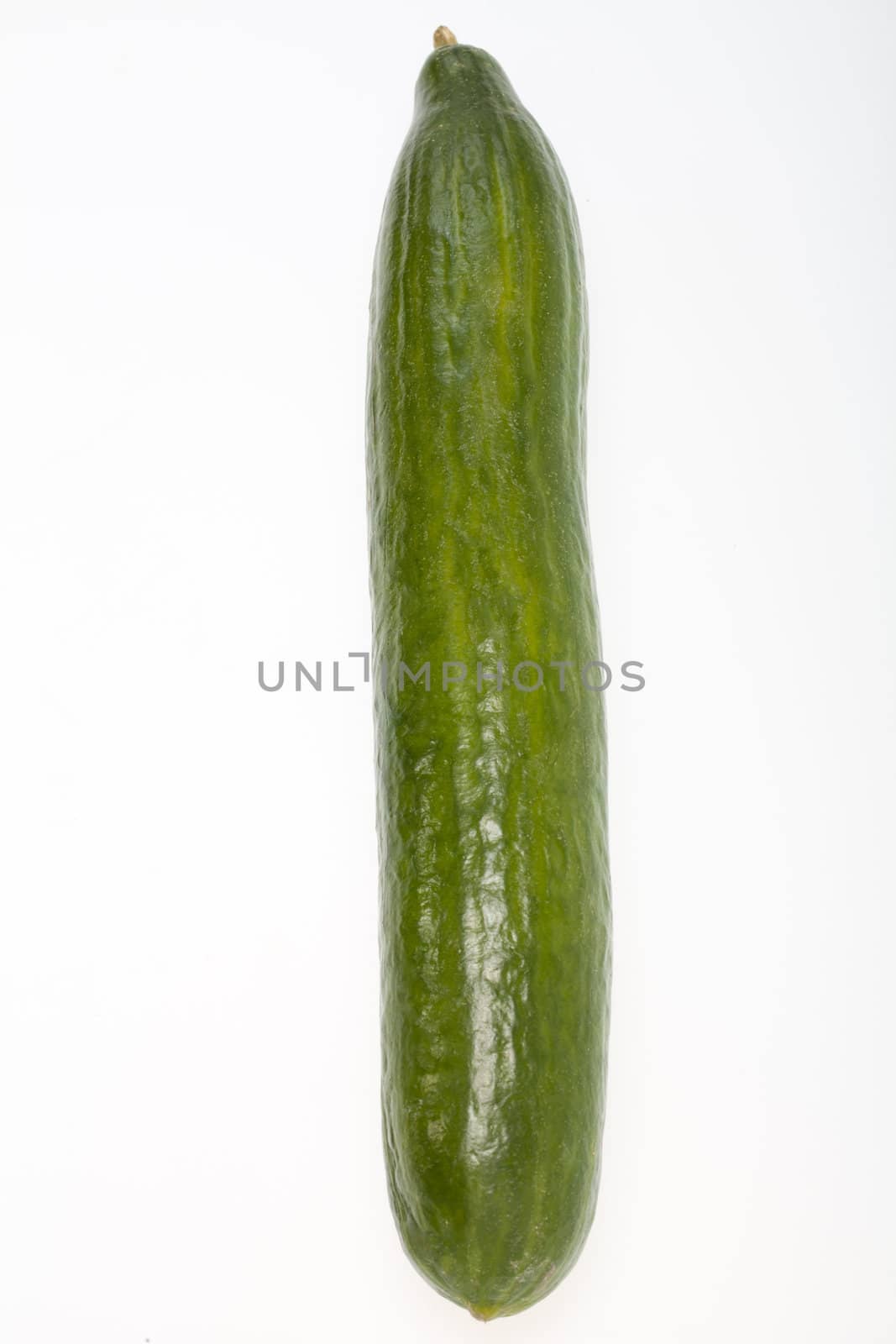 The green cucumber isolated on white background 
