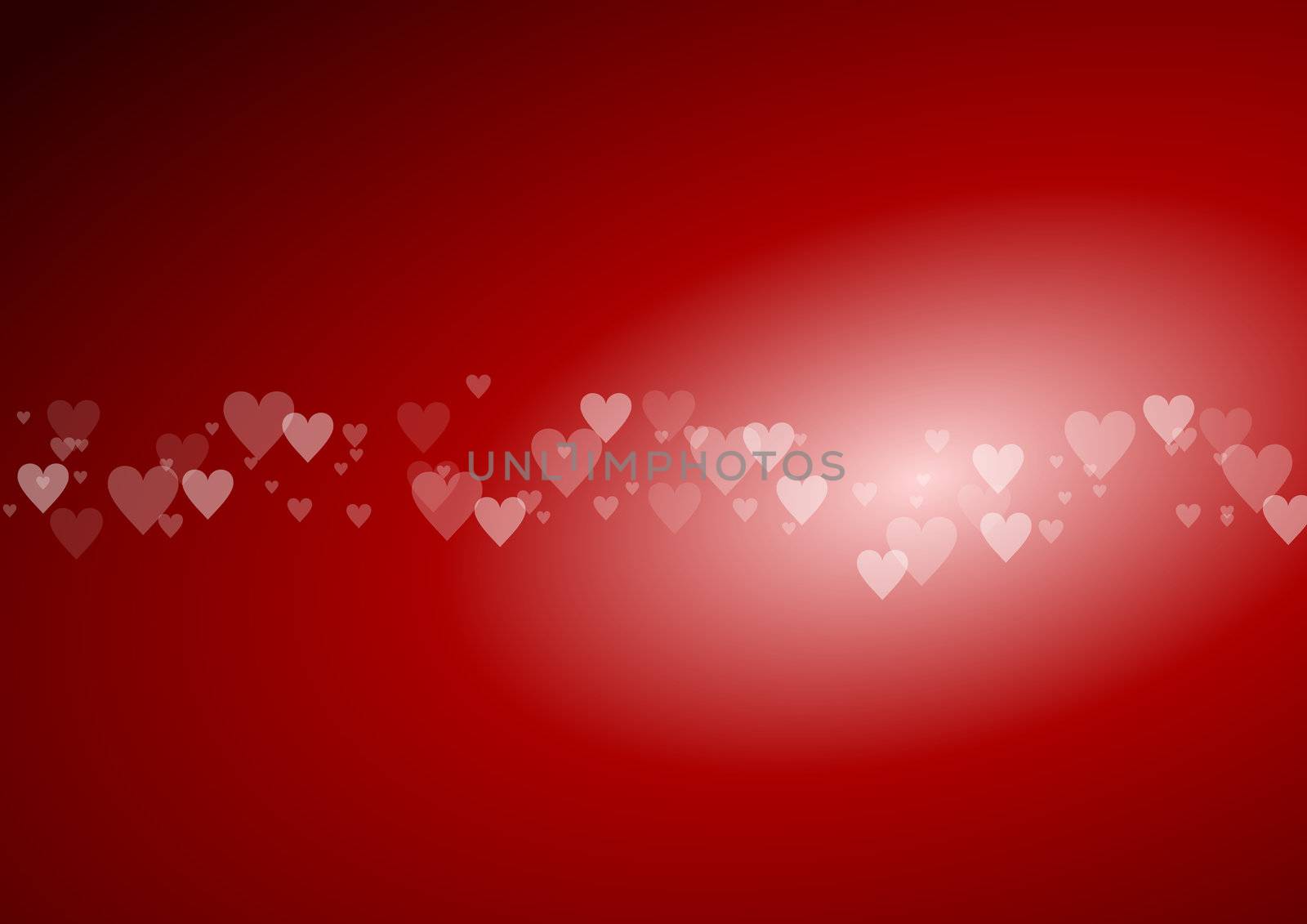 valentine background with hearts