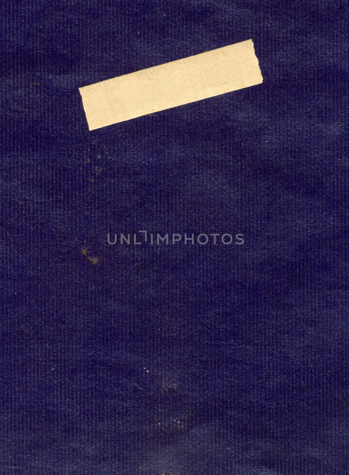 grungy strongly textured soft tissue paper with paper tag for your text