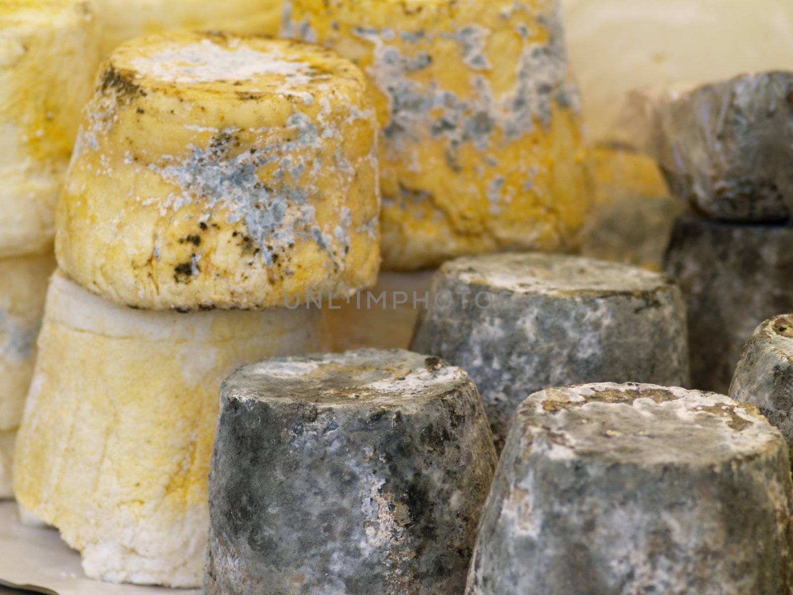 cretan soft cheese for sale on local farmers market