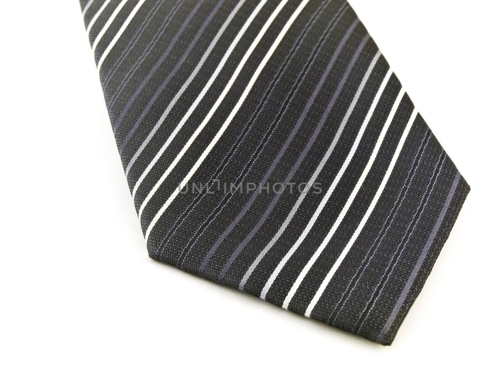 Black Tie on White Background by bobbigmac