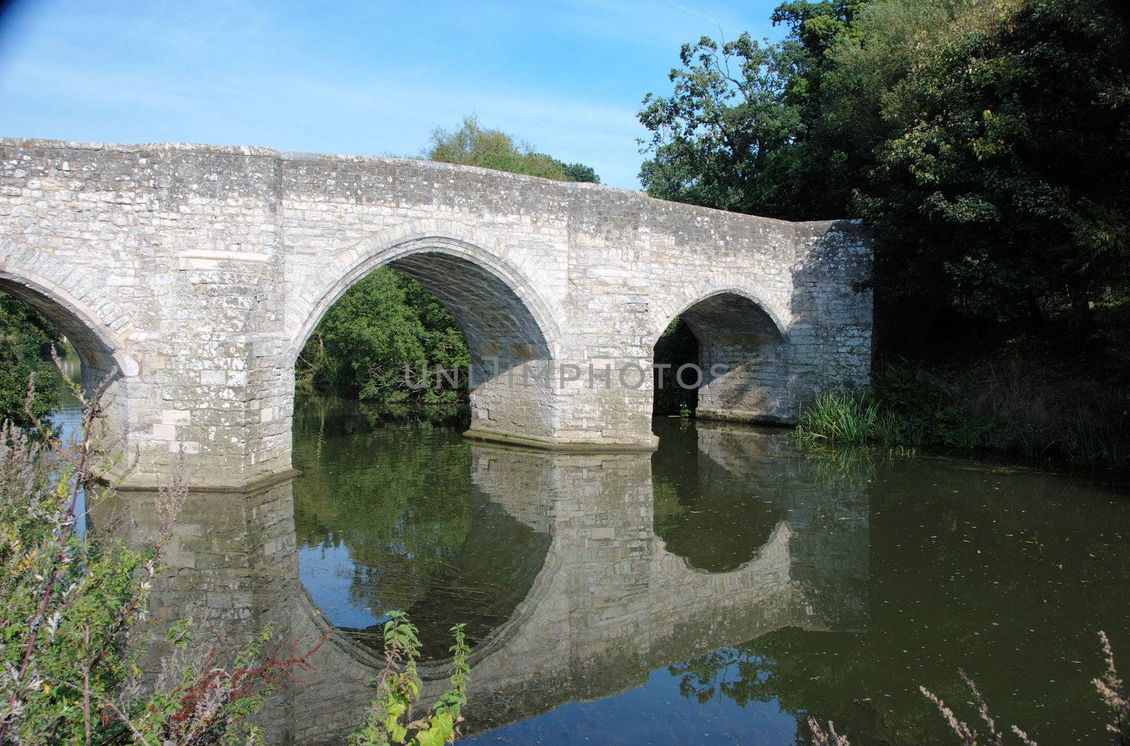 Teston Bridge,this medievel bridge leads to the village of Teston which is the home of cricket ball making