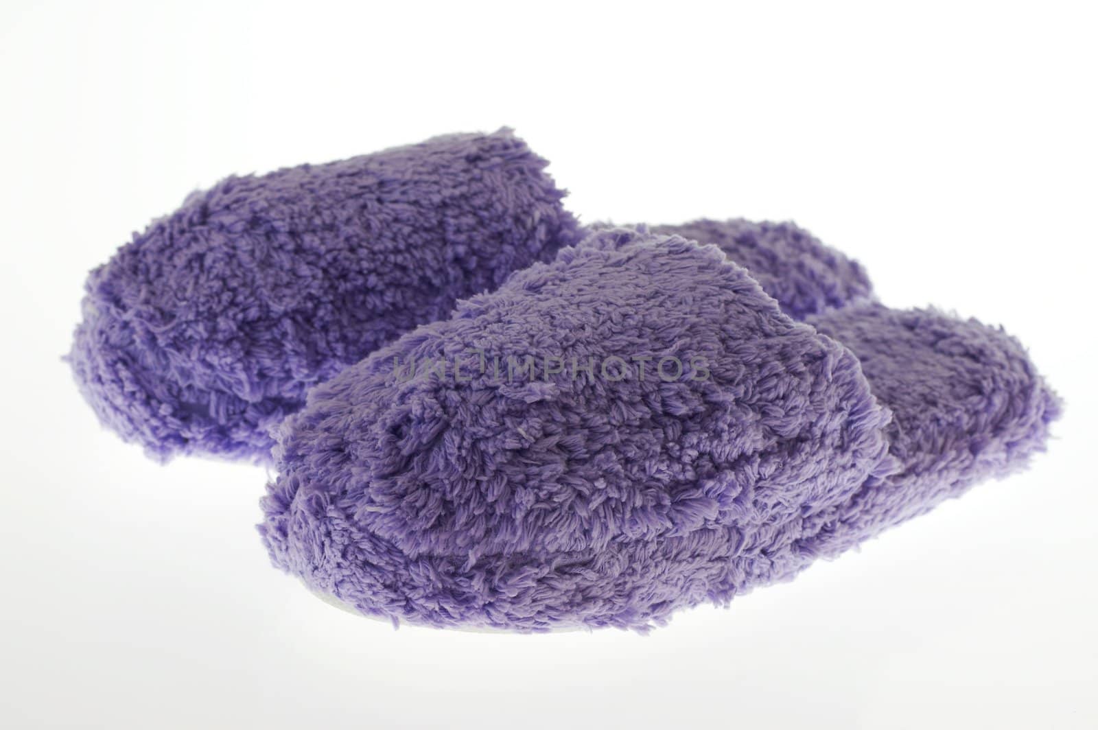 a picture of purple bedroom slippers