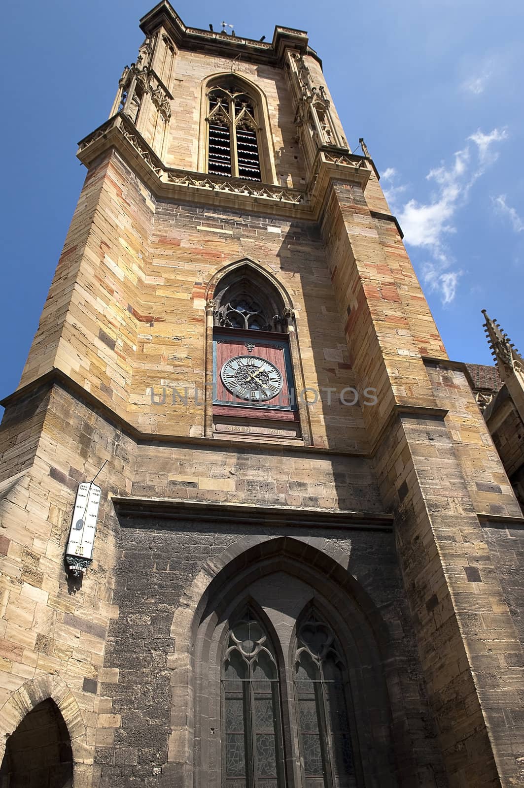 urban landscape of the historical town of Colmar in France







City clock tower in Colmar,France