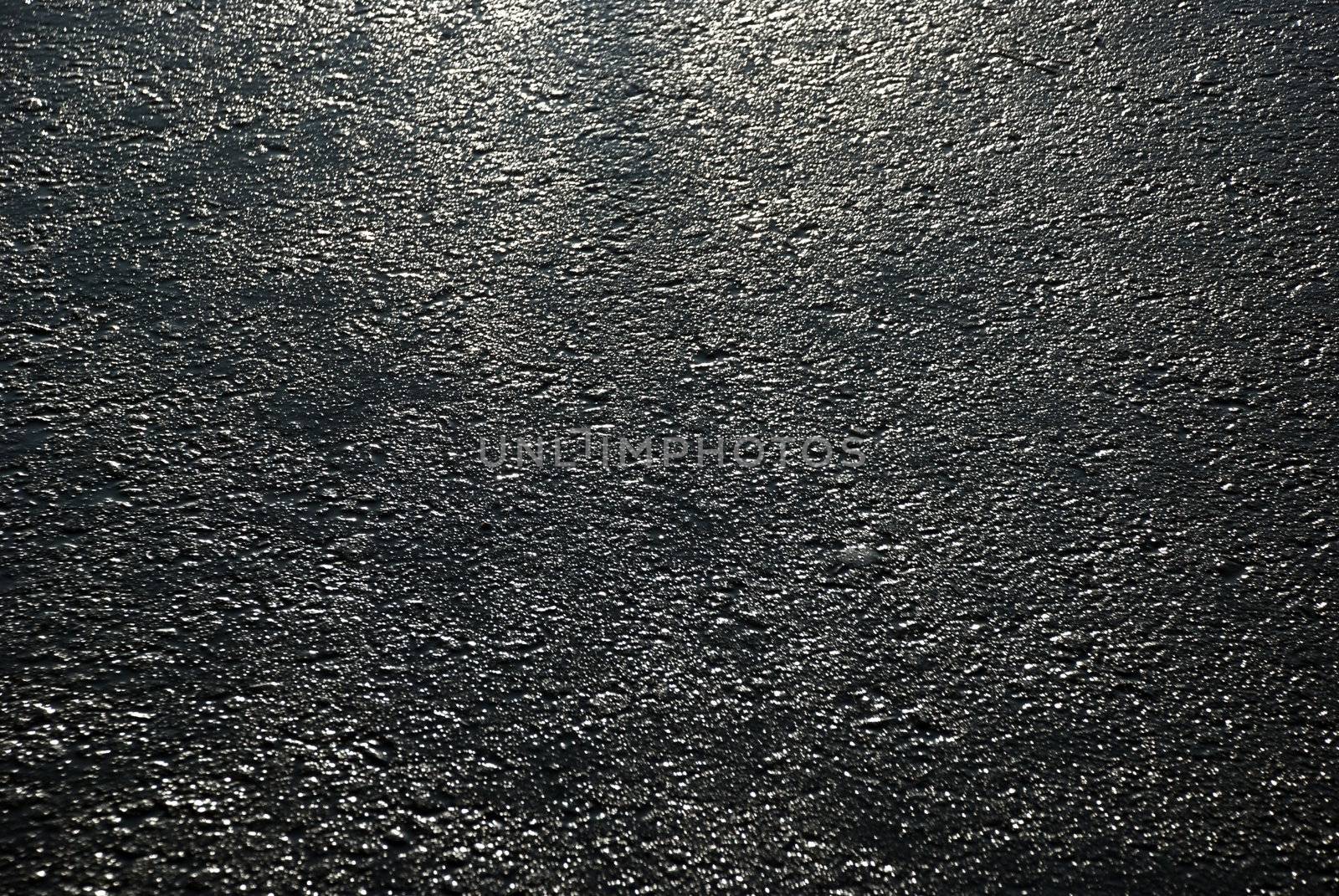 Black background texture asphalt.