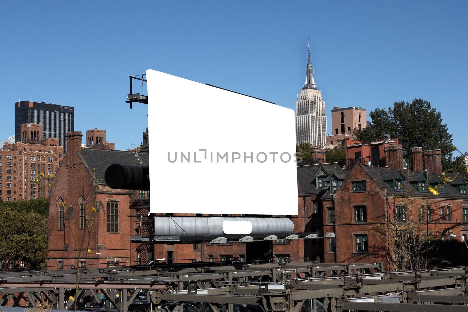 nyc blank billboard by studiovitra