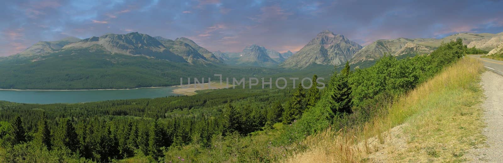 Panorama of Glacier National Park by jovannig
