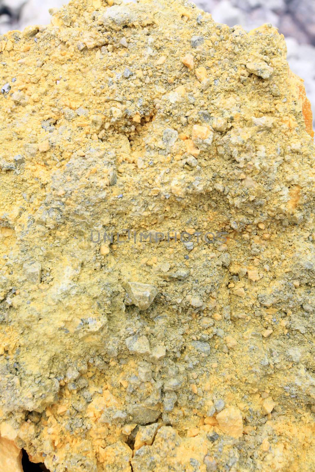 Sulfur Texture from Geology Volcanic Crater using as background