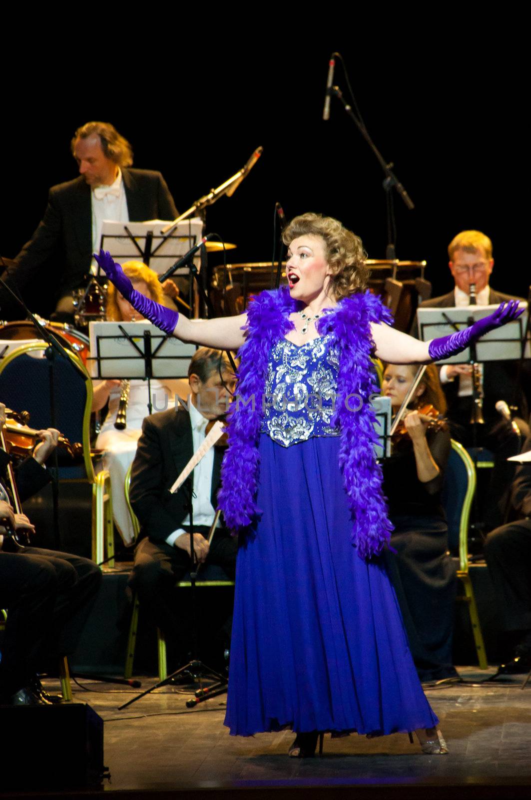 Singer Monica Mosser and Orchestra by nikolaydenisov