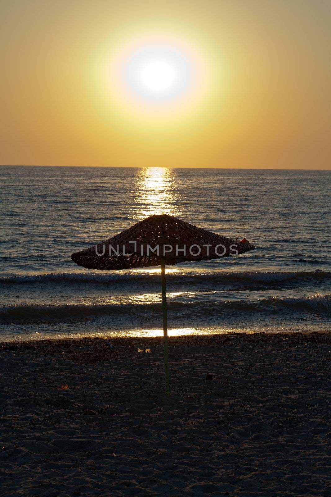  umbrella on the beach