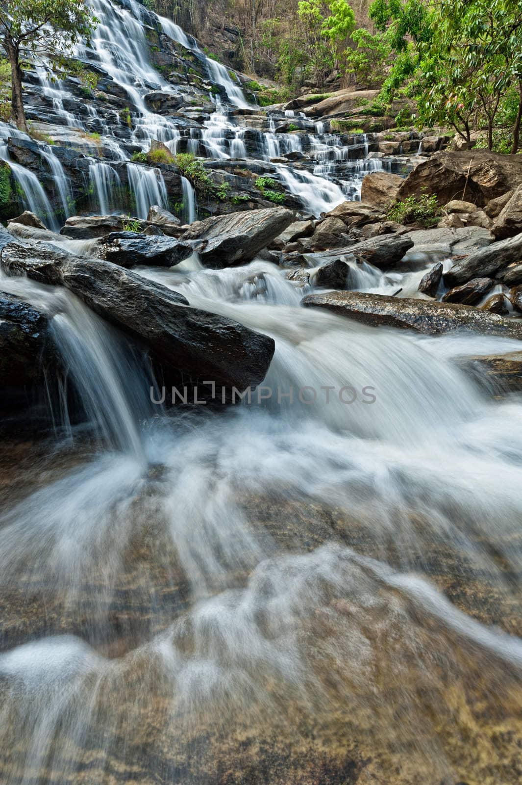 Mae Ya Waterfall by 3523Studio