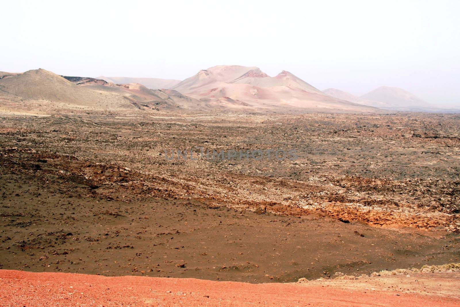 Landscape image from the isle of Lanzarote, Canarias.