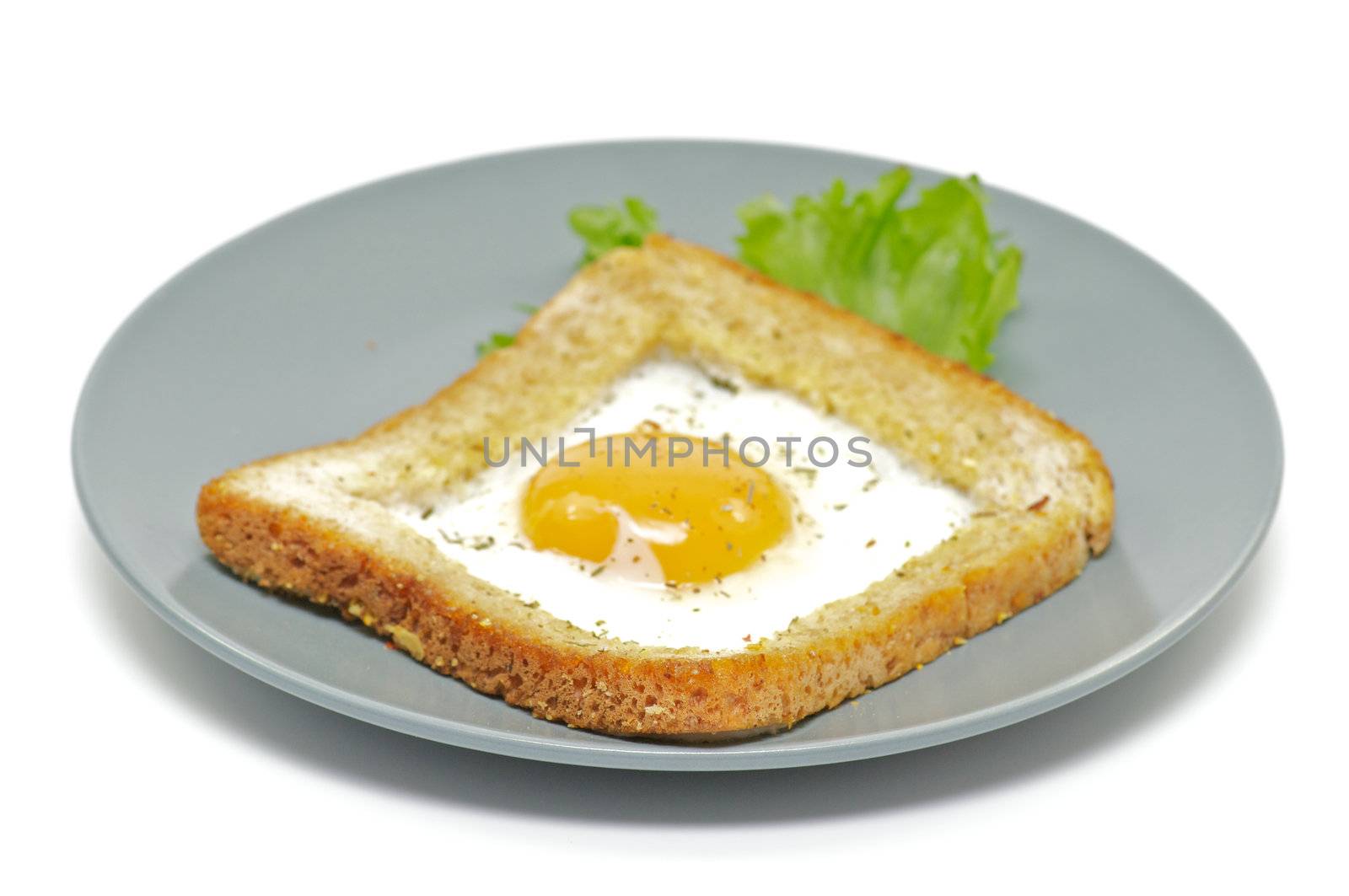 Fried eggs in French