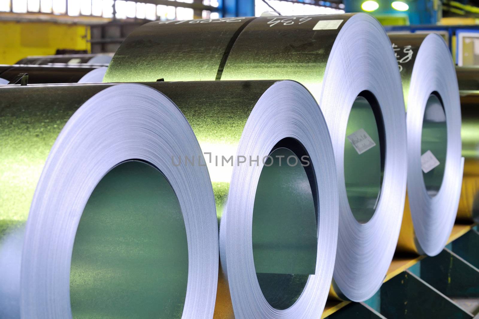 rolls of steel sheet 