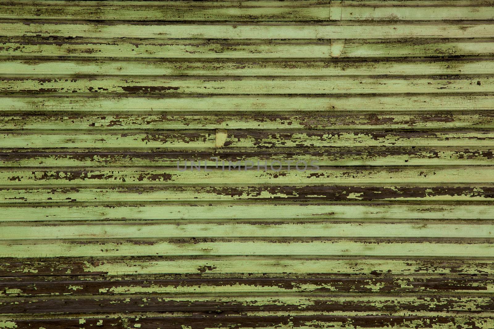 Background picture made of old green wood boards