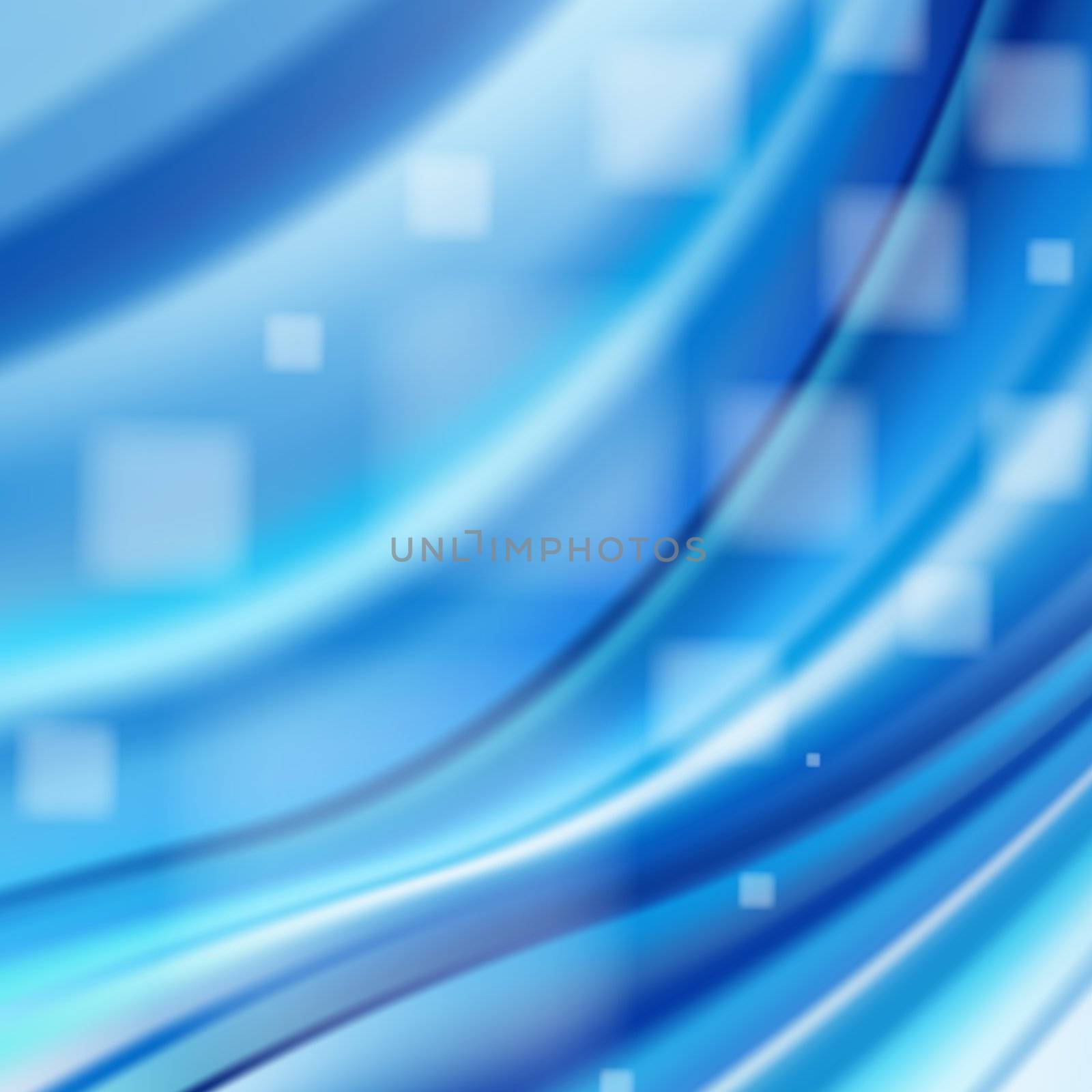 Bokeh abstract multicolored blue silk background