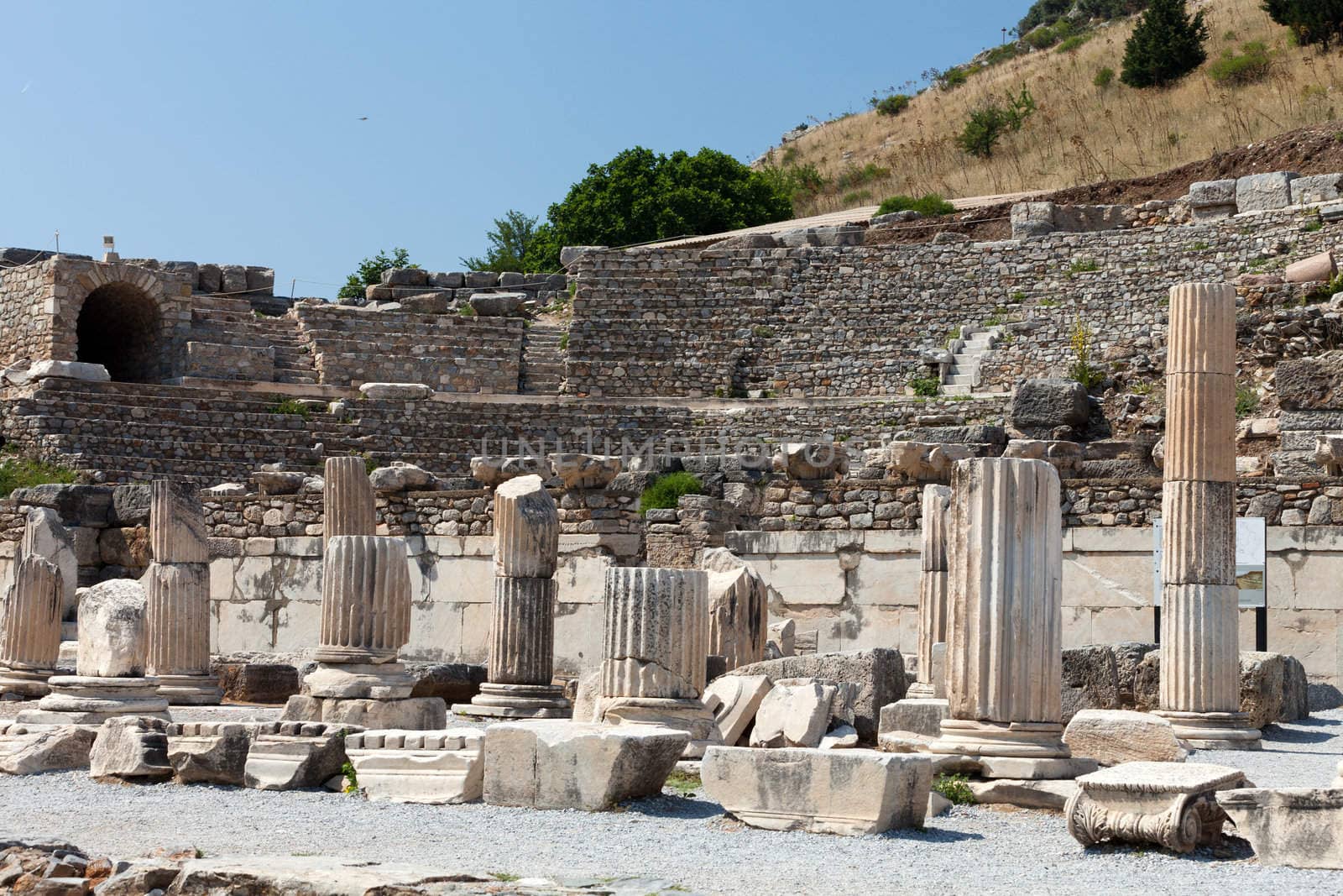 Ruins of the ancient Greek city Ephesus