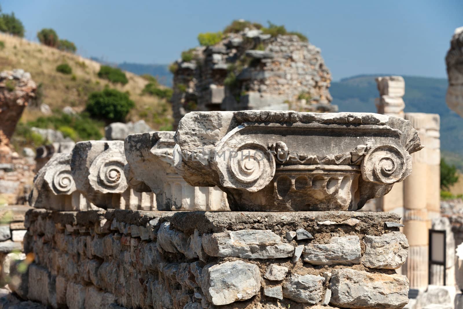 Ruins of the ancient Greek city Ephesus
