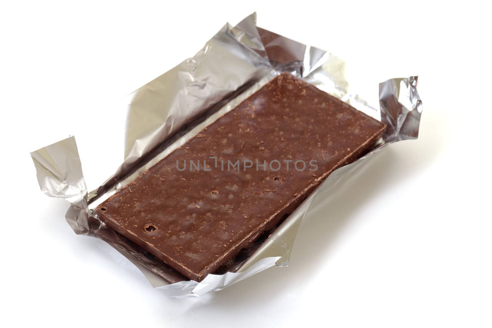 chocolate bar in foil by Discovod