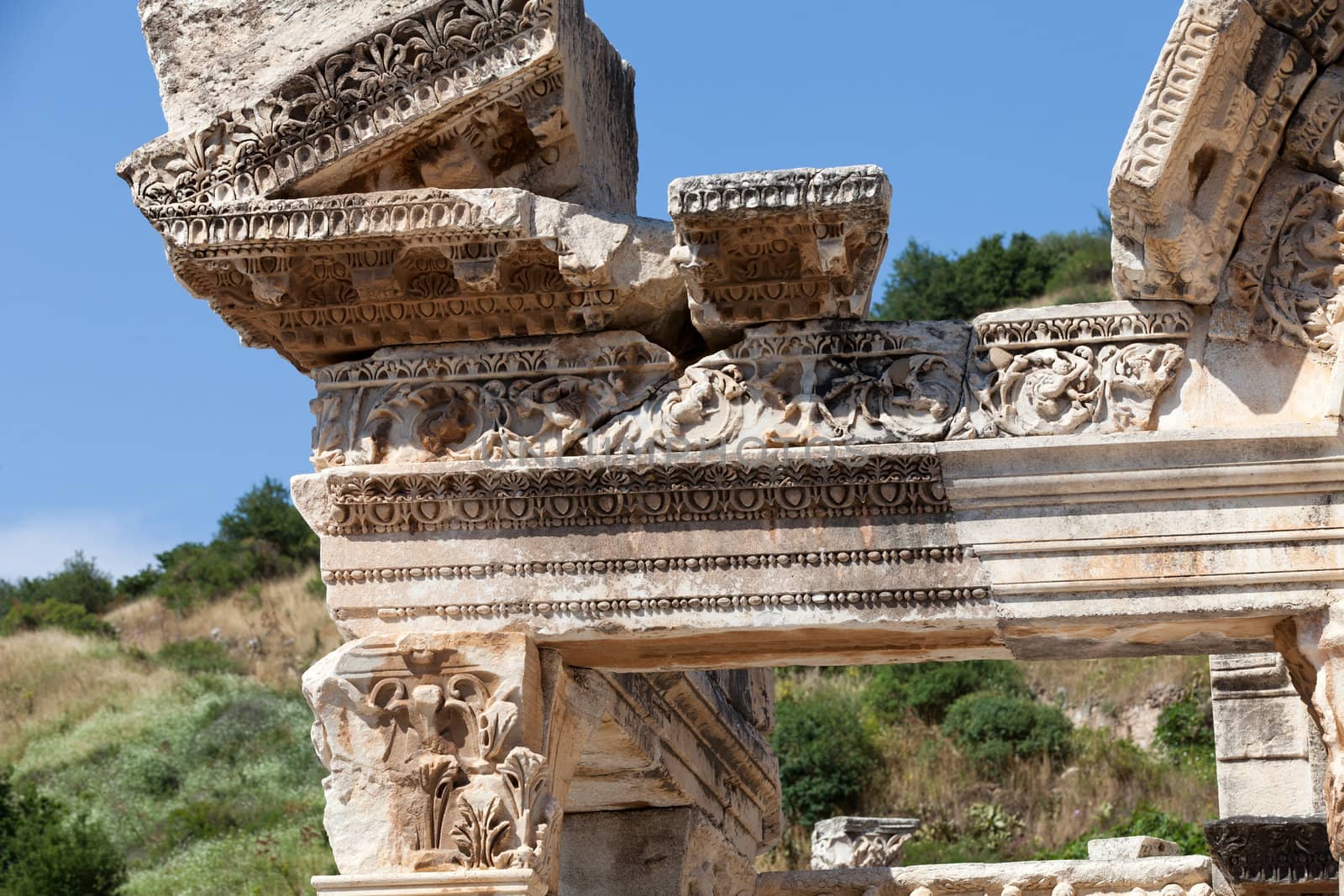 Temple of Hadrian  in the ancient Greek city Ephesus
