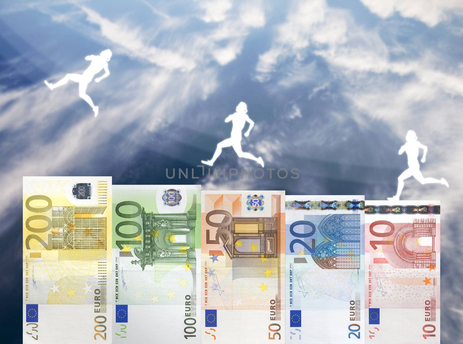 Raise of Euro money value by domencolja