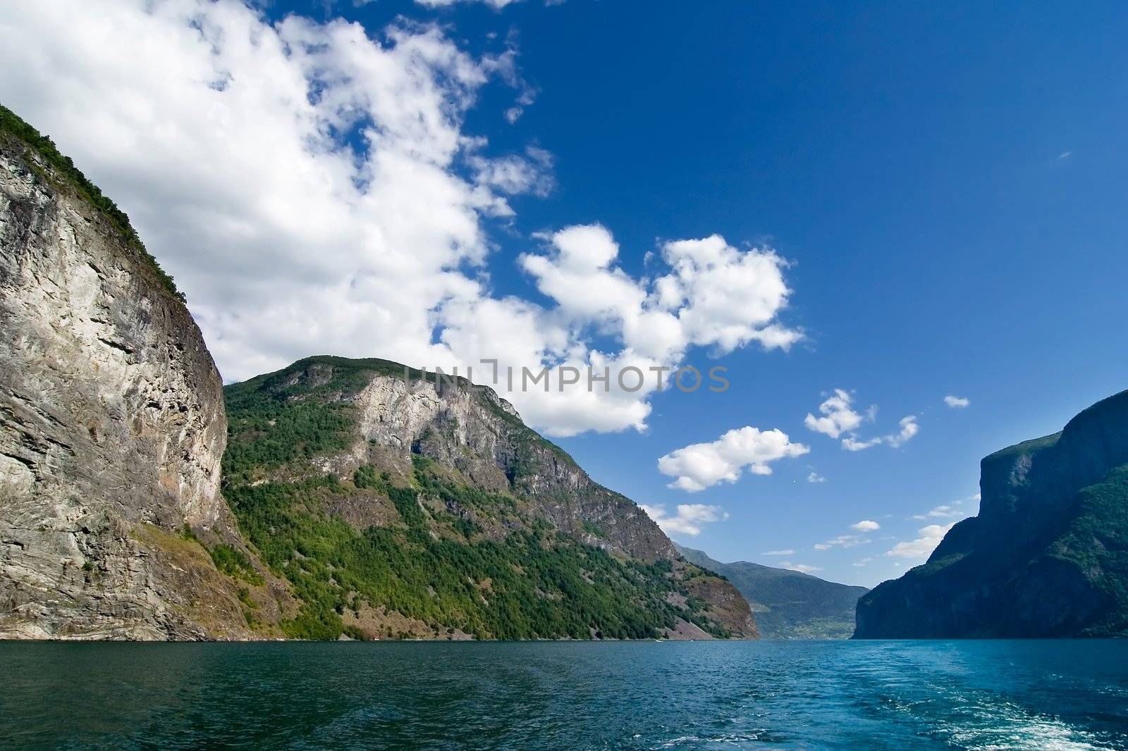 Norway Fjord Scenic by leaf