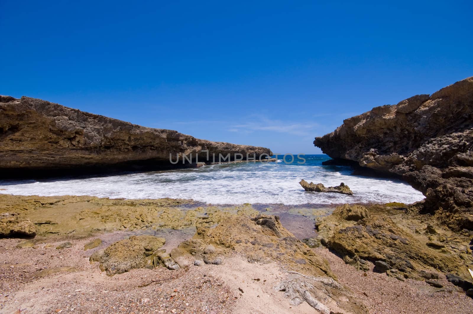 rocky shore inlet shete boca national park  by karinclaus