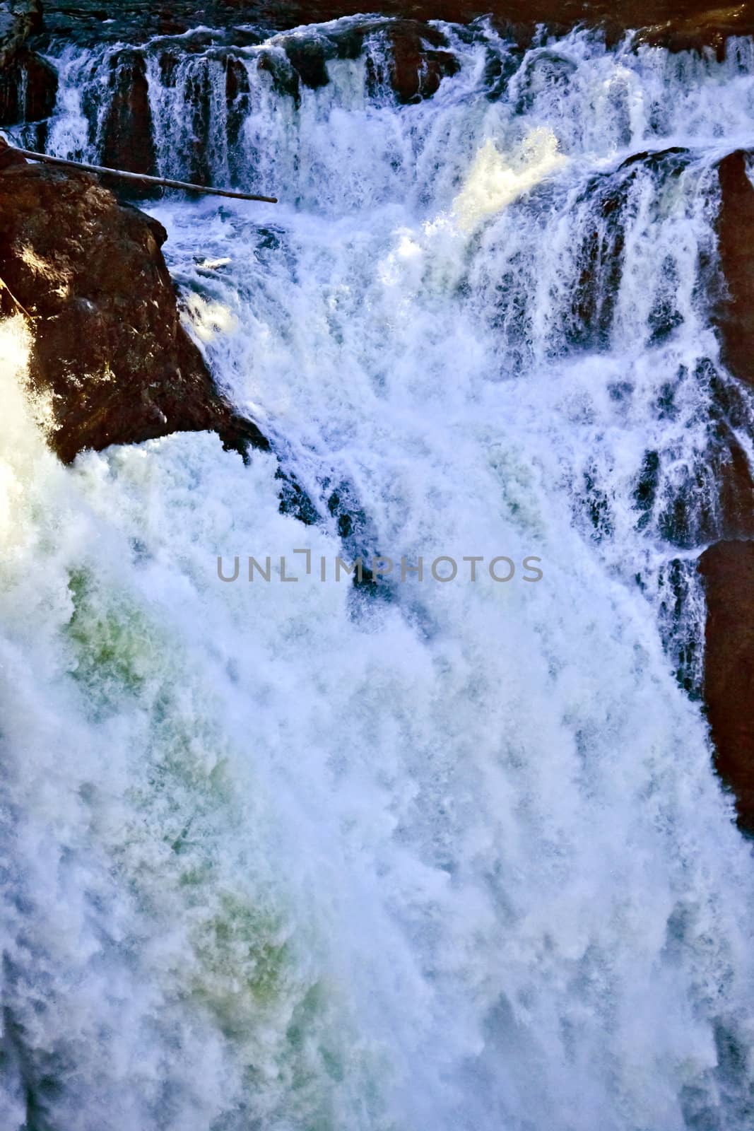 Snoqualme Falls Abstract Washington State Pacific Northwest Gushing Waterfall 