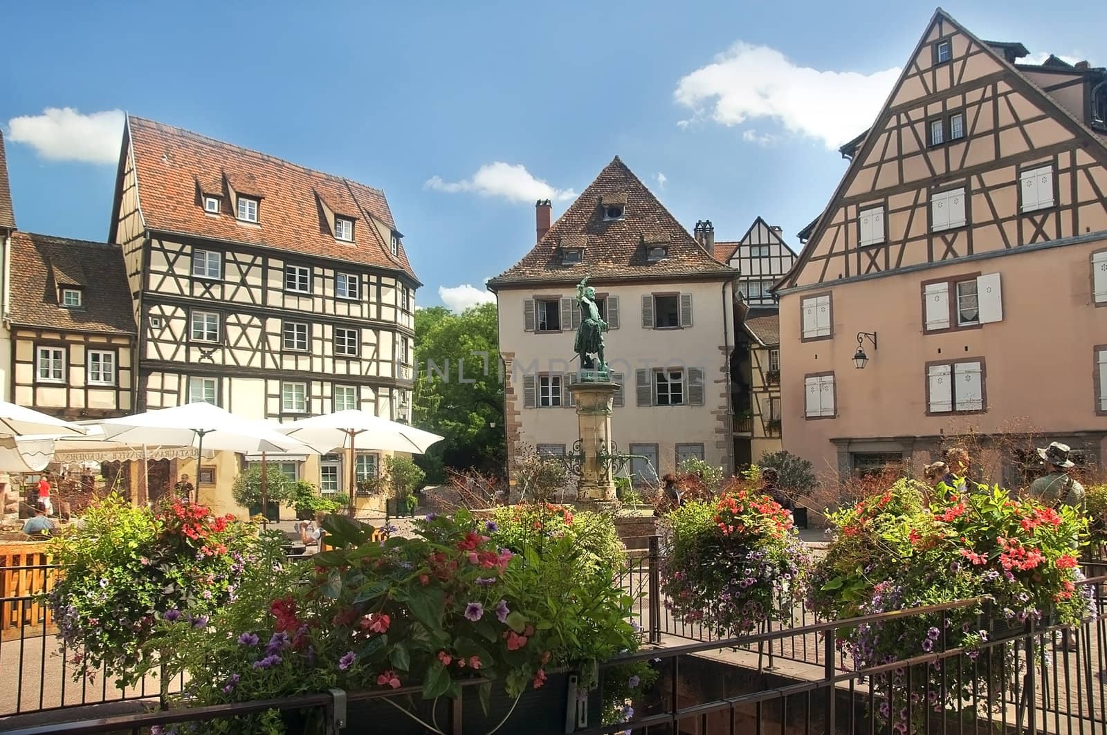the historical town of Colmar in France