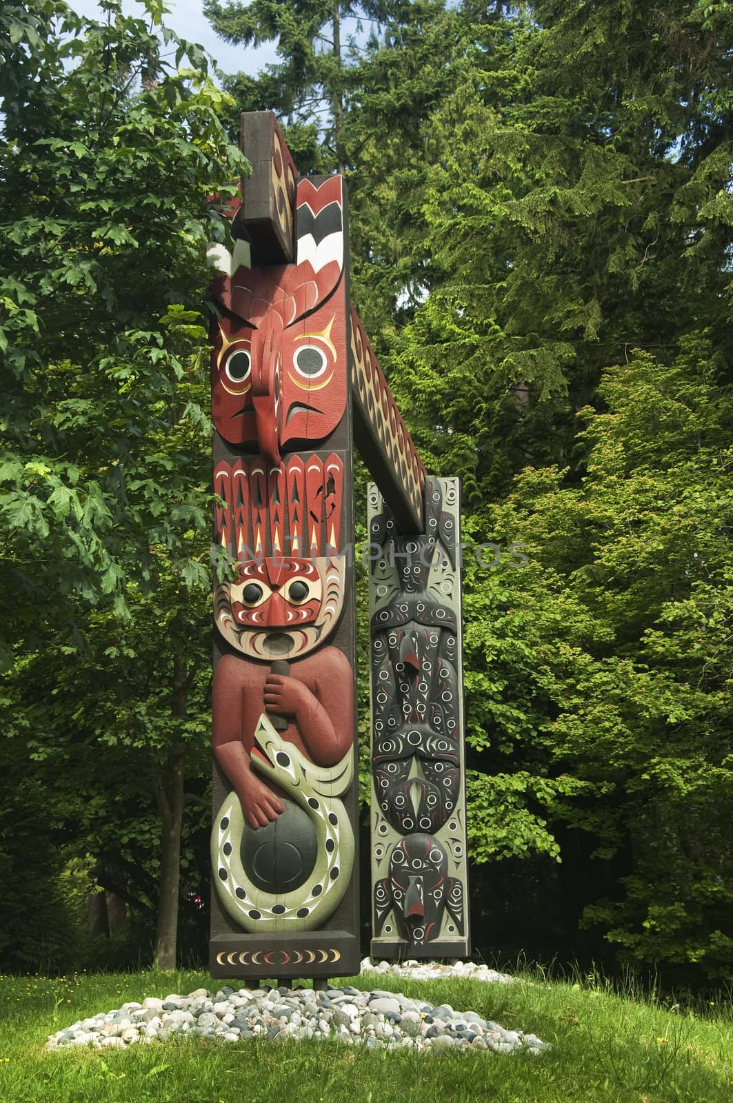 TOTEM PARK AT THE PROVINCIAL MUSEUM by irisphoto4