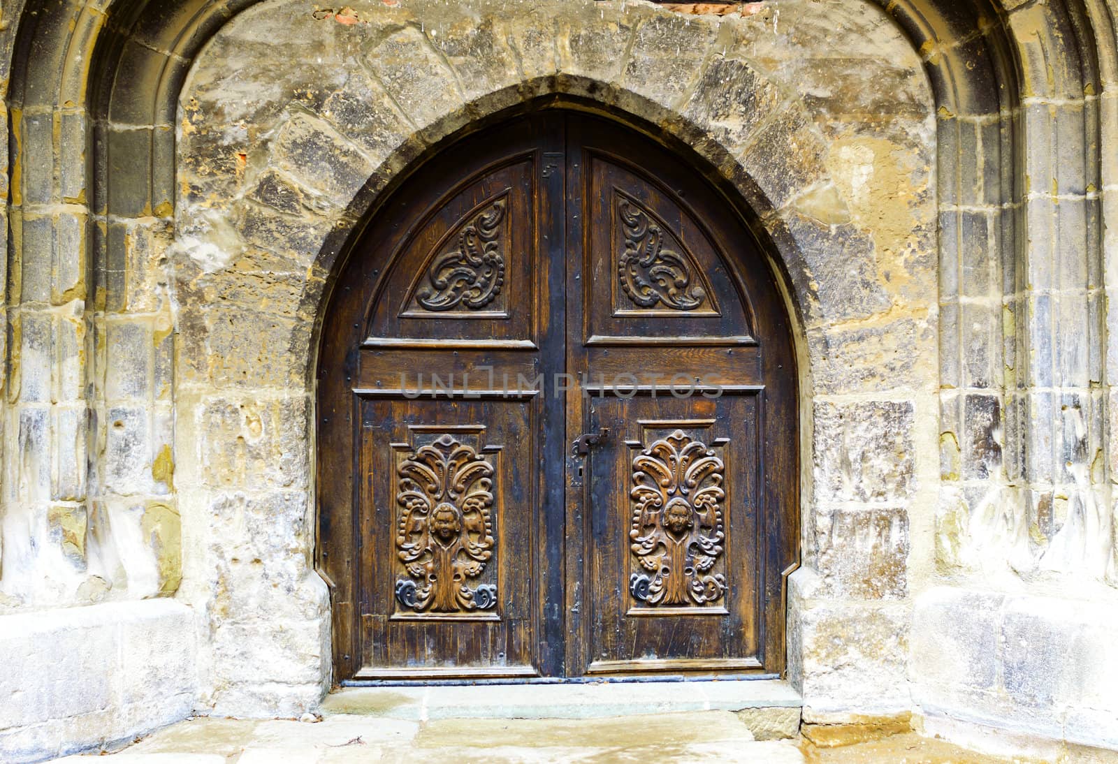 medieval church door