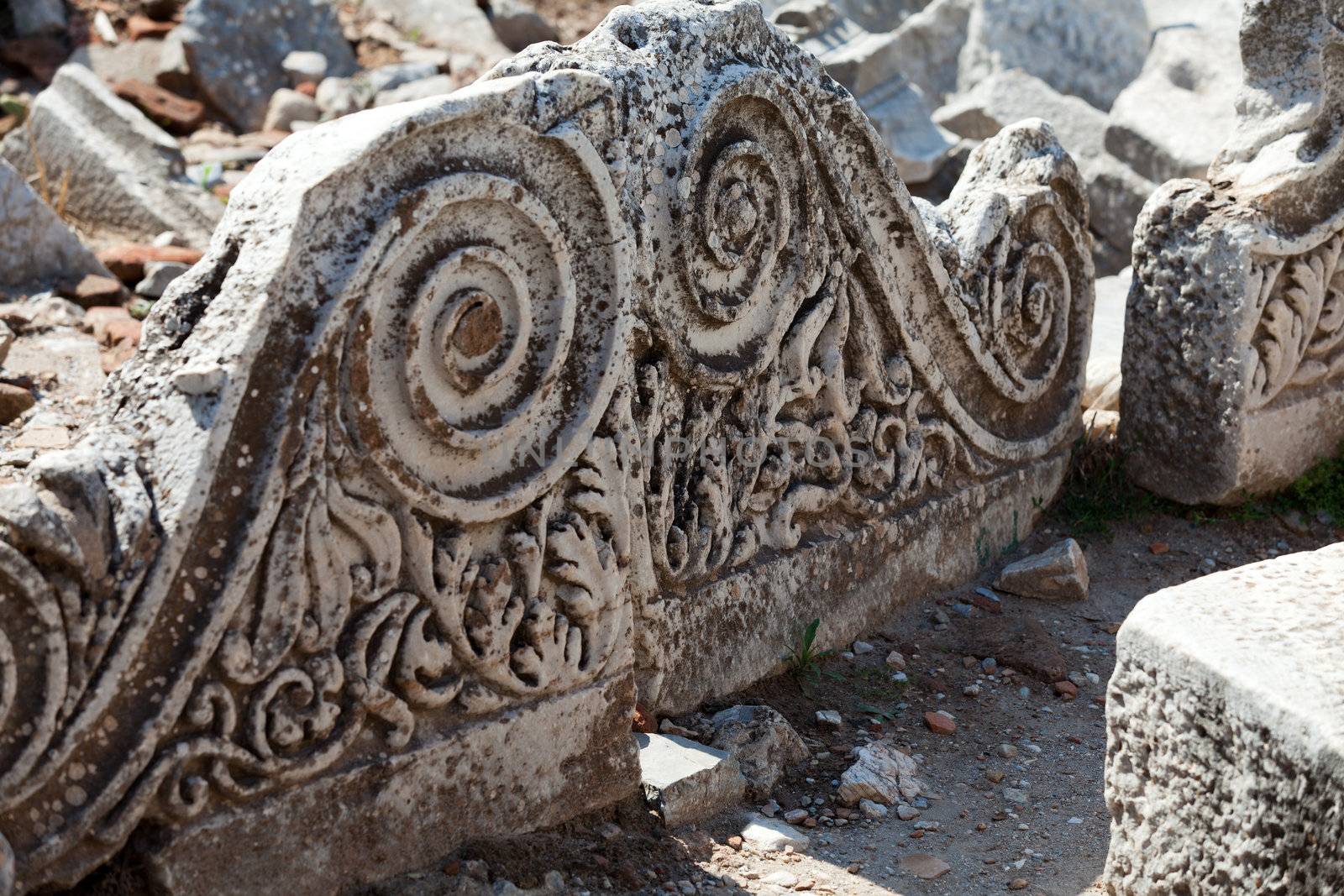Ruins of the ancient Greek city Ephesus