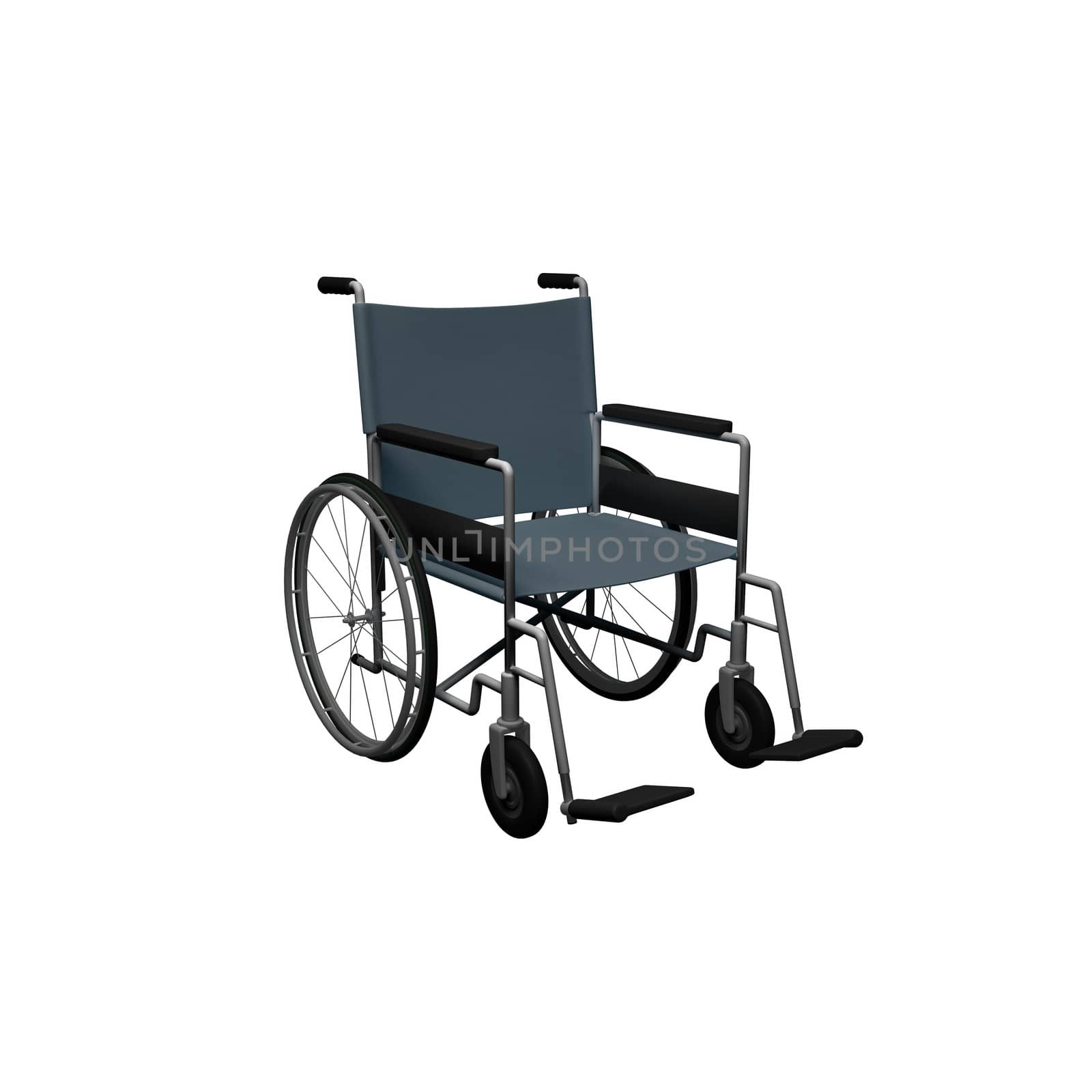Wheelchair - this is a 3d render illustration by ozaiachin