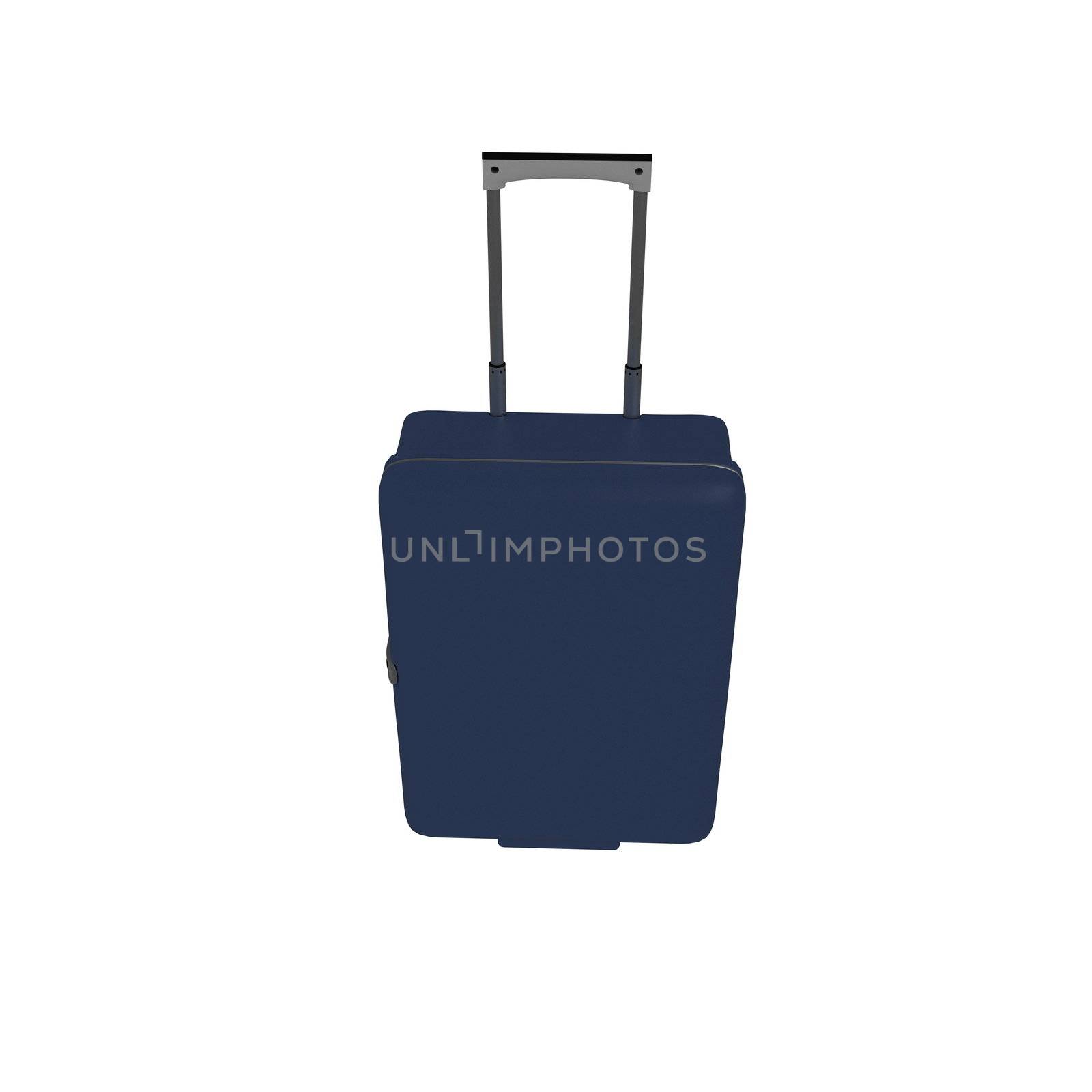 Suitcases isolated on a white background.