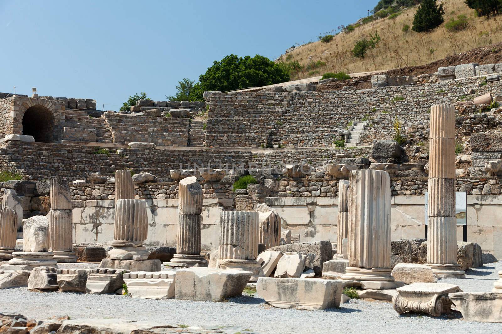 Ruins of the ancient Greek city Ephesus