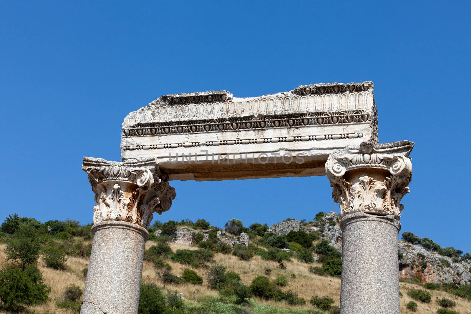 Ruins of the ancient Greek city Ephesus