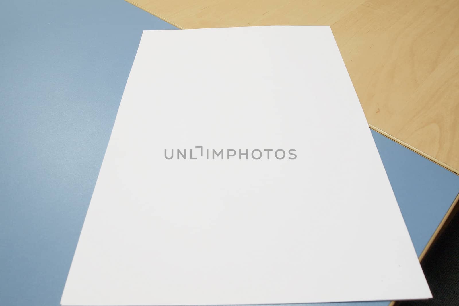 paper on the table