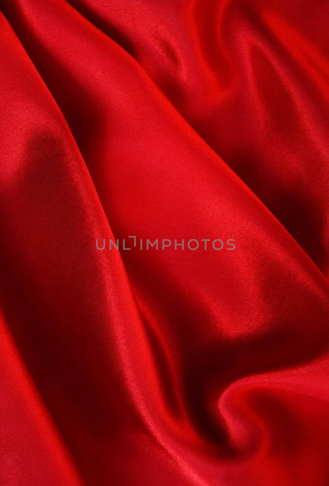 Smooth Red Silk as background