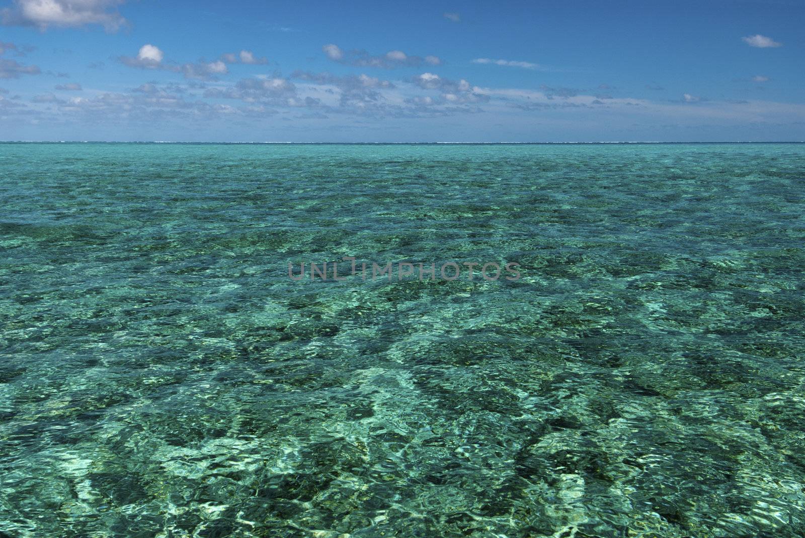 A paradisical seascape, Bassas Da India, Mozambique