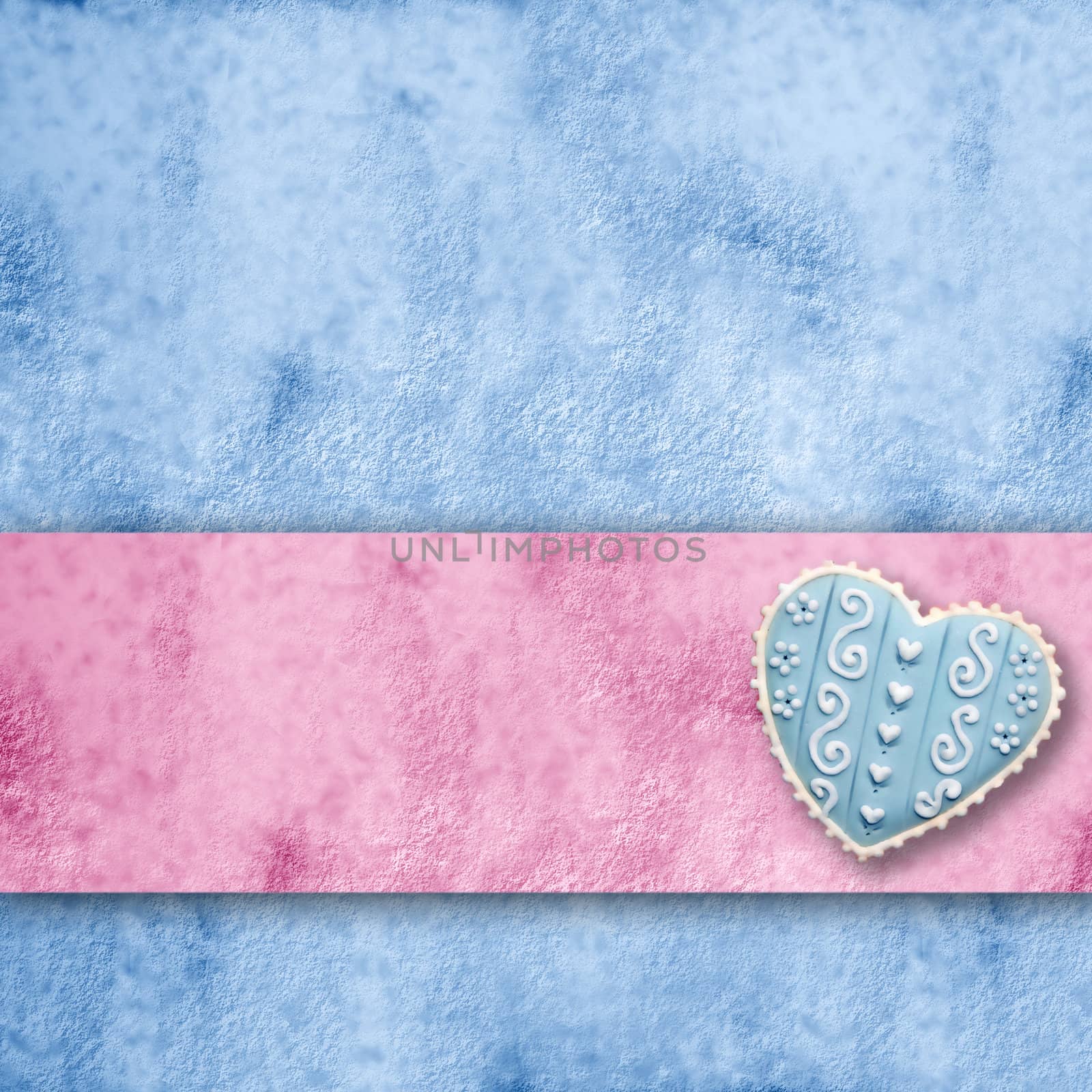 Valentin background with heart and copy space by Carche