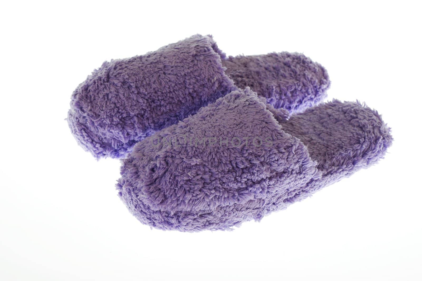 a picture of purple bedroom slippers